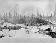Winter halting place, head of Owl River, [Man.]. 1894 n.d.
