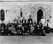 [Group of politicians taken near Parliament Buildings, Ottawa, Ont.] [c. 1888]