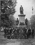 British Editors at Brant's Monument, Victoria Park, Brantford, Ontario 1911.