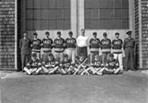 Softball team, No.1 Naval Air Gunners School (Royal Canadian Navy Schools), Yarmouth, Nova Scotia, Canada, 8 September 1943 September 8, 1943.