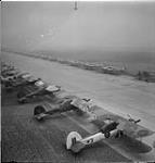 Aircraft tarmac line-up, [Yarmouth, N.S.] 29 Sept. 1944