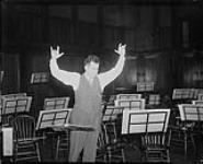 Sir Ernest McMillan conducting a rehearsal of the Toronto Symphony Orchestra 1926