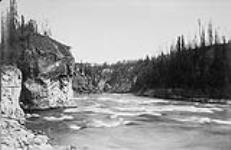 Entrance to Hoole Canyon, Pelly River, Y.T Aug. 3, 1887