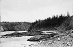 Lower end of Hoole Canyon, Pelly River, Y.T 1887