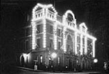 Public Building in New Westminster, B.C., decorated for the Diamond Jubilee of Confederation 1 July, 1927