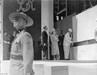[Their Majesties George VI and Queen Elizabeth laying corner stone for the] Supreme Court, Ottawa, [Ont.], 20 May, 1939 20 May 1939