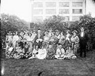 Costume group from York Mills Baptist Church at Christie Street Hospital 27 May 1929