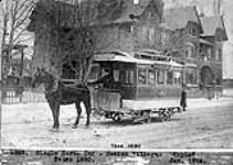 Single horse car. Seaton Village via Spadina Ave., [Toronto, Ont.] 1890 1924.