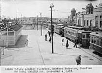 T.T.C. Loading platform Eastern Entrance, Canadian National Exhibition, [Toronto, Ont.] Sept. 4, 1937 4 Septemebr 1937.
