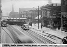 Keele Street, looking north at Dundas. [Toronto, Ont.] Feb. 8, 1941