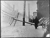[Toronto, Ont.] Effect of storm on Ontario St. S. Sydenham looking north Jan. 24, 1896