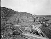 (Hudson Strait Expedition). Construction of Base 'B' Aug. 1927