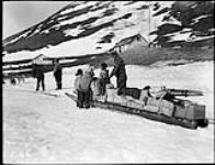 (Hudson Strait Expedition). Komatik with supplies at Revillon Fréres post 1928