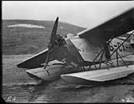 (Hudson Strait Expedition) F./L. F.S. Coghill's damaged Fokker 'Universal' aircraft G-CAHH 'British Columbia' 30 Aug. 1928