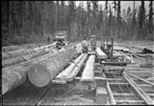 General view of portable sawmill at Middle River - Kinbasket Lake Big Bend Columbia Highway, Sept. 1932 Sept. 1932
