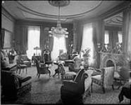 Residence of Sir Wm. Mortimer Clark, 303 Wellington Street West, Toronto, Ont. View of the drawing-room looking north [1912]