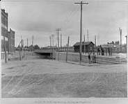 [Toronto, Ont.] Queen St. subway looking north up Dufferin 1898