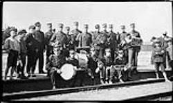 Band at Railway Station ca. 1910
