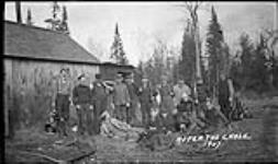 After the chase - Belle View Camp at Slate Falls 1907