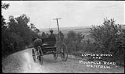 Coming down the Pinnacle Road ca. 1910