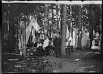 A camping scene ca. 1910