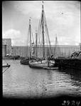 [Schooners alongside dock, Quebec City., 1929.] 1929