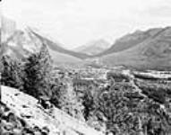 Banff from Stoney Mountain Road, Banff National Park, Alta 1 Aug. 1934