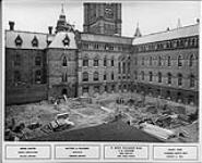 West Block renovations, Parliament Buildings, Ottawa, Ont. (Courtyard, Looking North West) Aug. 2, 1961