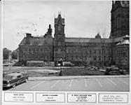 West Block renovations Parliament Buildings, Ottawa, Ont., (General view looking south) May 3, 1963