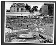 [Excavation for Veterans Affairs Headquarters, corner of Wellington & Lyon Streets, Ottawa, Ont.] Sept. 21, 1949 21 Sept. 1949
