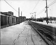 Sussex Street, looking north showing roadway between north and south bridges, Ottawa, Ont 1939