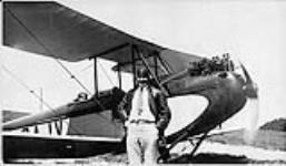 Messrs. Leigh Capreol and Norman Irwin with DH-60 'Moth' aircraft G-CAJV, Muskoka, Ont., 13 June 1928 13 June 1928