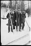 Snowsnake players, Six Nations Reserve, Ont Feb. 1935