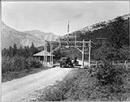 Entrance to Rocky Mountains Park, Exshaw, Alta 1922