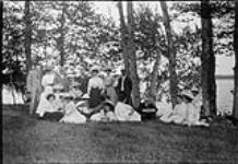 Group at Mississippi Lake ca. 1910