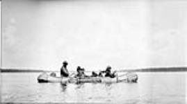 [Treaty 9 operations] Joe Carpenter and family en route. Old Shabokesichk 1905