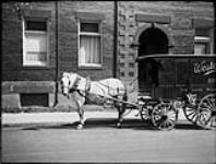 Delivery wagon, Weston's Bread, Shuter Street 3 July 1947