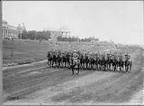 [Royal Canadian Dragoons(?) at the Canadian National Exhibition Toronto, Ont.] [c. 1914-1918]