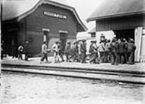 Chinese at Sarnia Tunnel, [Sarnia, Ontario.] 1900