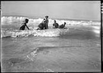 Bathers in surf, Lake Huron Park 1911