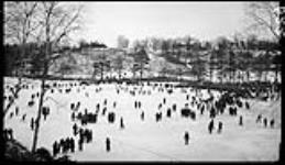 [Skating] on Grenadier Pond, High Park 18 Jan. 1914
