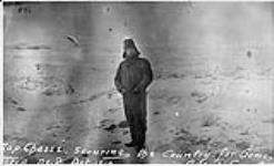 Nap Chassé, scouring the country for game. Adams Sound, [N.W.T.] Trip No. 2, Oct. 1910