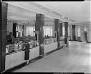 Interior view looking towards entrance, General Post Office, Sparks & Elgin Streets, Ottawa, Ont., June, 1940
