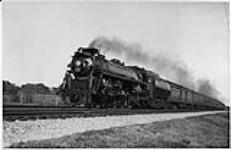 Canadian National Railway "Hudson" type steam locomotive engine 5703 ca. 1930