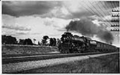 Canadian Pacific Railway "Pacific" type steam locomotive engine 2313 ca. 1930