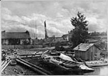 Shore of Burrard Inlet, Hastings Mills 1886