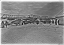 USA visit - Machine [airplanes] line-up on Ottawa River 24 Jan. 1927