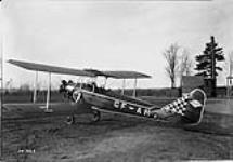 Three-quarters side view of Avro Avian Mk IV aircraft with Genet Major engine 31 Ot. 1929