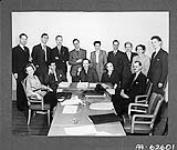 Group photo of C.B.C. program executives, Toronto, Ontario n.d.