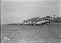 Lockheed "Hudson" I aircraft of No.11 (BR) Squadron, R.C.A.F., ON THE FLIGHT LINE 16 Oct. 1939